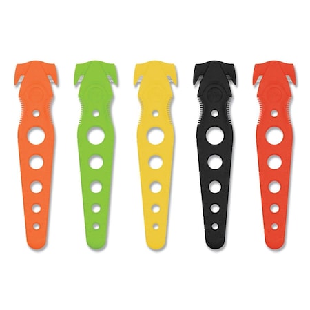 Gourmetgalley ACM Safety Cutter Knife, Assorted Color, 5PK GO1922917